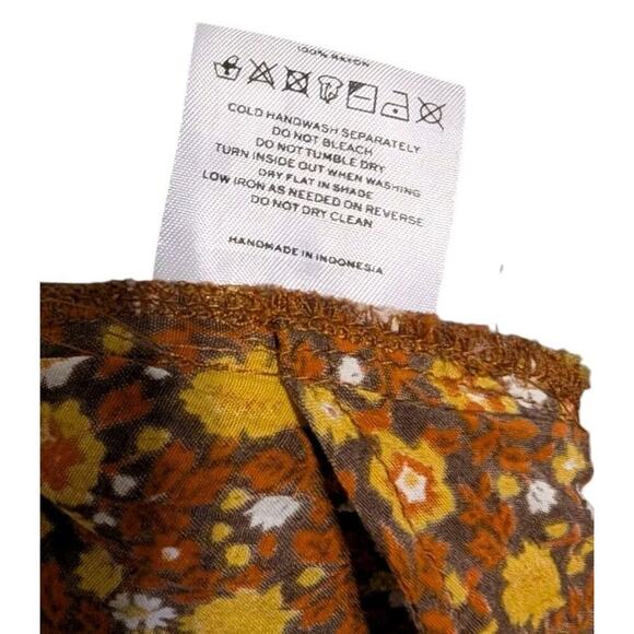 Faithful The Brand Della Jumspuit in Chocolate Nicasia Floral Size 4 G - Picture 10 of 12